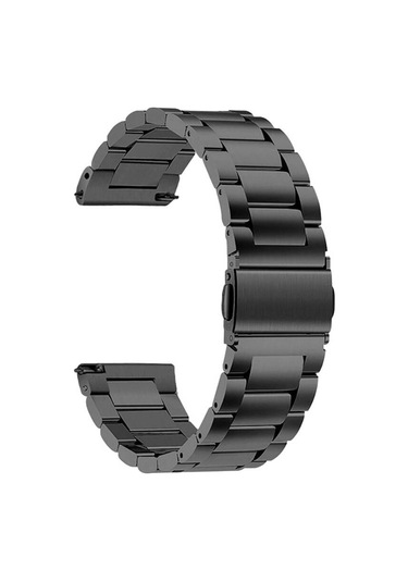 Galaxy Watch 42mm Clo Band-04 20mm Metal Kordon-siyah