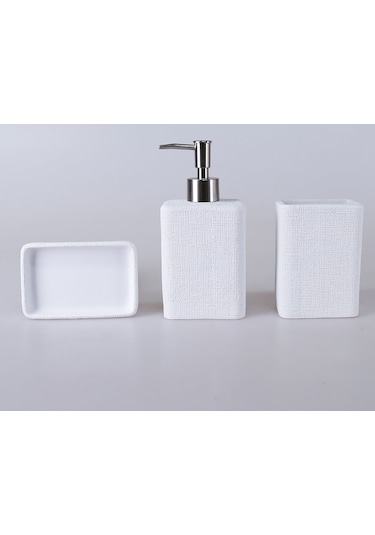 Linen Diş Fırçalık Beyaz