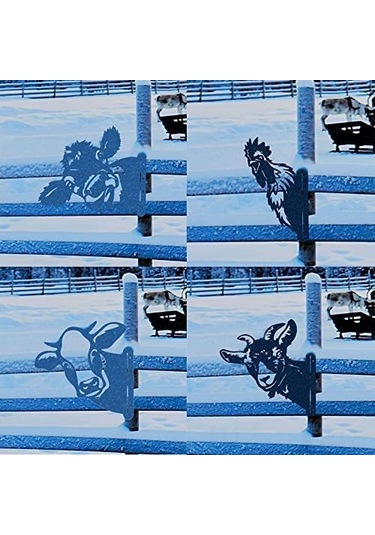 Tenfowee Bahçe Dekorasyonu Göz Atan Koyun Modeli Dış Mekan Metal Demir Çelik Bahçe Süs Eşyası Zırhlı Tabanlı Sokağıcı