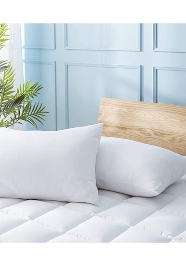 Elyafsepeti Dört Köşe Lastikli Kapitoneli Yün Dolgulu Uyku Pedi