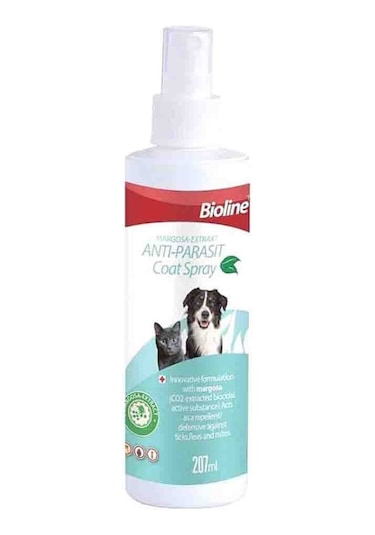 Bioline Pire Uzaklaştırıcı Bitkisel Kedi ve Köpek Deri Spreyi 207