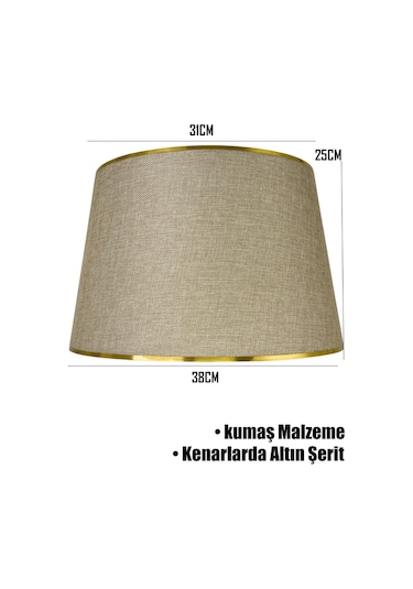Kumbeji Gold Şeritli Lambader Şapkası Kumbeji