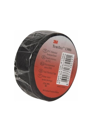 3M Temflex Elektrik Bantı İzole Bant Siyah