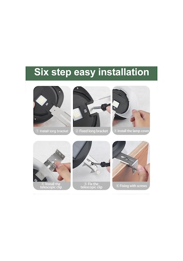 Cbtx Bahçe Aydınlatma Yumruksuz Uçan Daire Güneş Lambası Açık Bahçe Dekorasyon Duvar Lambası Siyah Kabuk Sarı Sıcak Işık