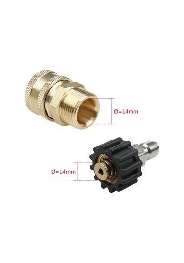 3/8 '' Karcher Kranzle Serbest Bırakma Çeliği İçin M22 Adaptör Hızlı Bağlantı Detaylandırma Blitz