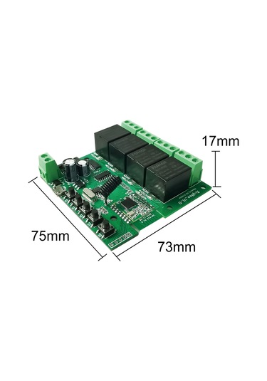 Teltree 4 Yollu Zigbee Akıllı Anahtar Modülü - Tuya/ewelink Uyumlu, Akıllı Telefon Kontrolü, Zamanlama Ve Ses Komutu Desteği Dc5v/7-24v 1-gang