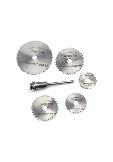 7 Li Parça Set Mini Dairesel Testere Bıçağı Döner