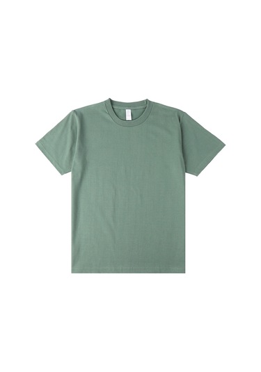 Yeni Japon Ağır Pamuklu Kısa Kollu Matcha Yeşili Matcha Yeşili