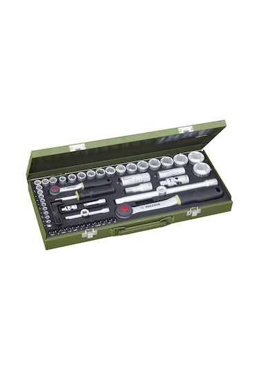 Proxxon 23040 1/4'' Ve 1/2'' 56 Parçalı Lokma Takımı