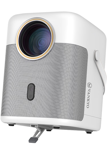 Vankyo H300A AndroidTV 4K Destekli AutoFocus+AutoKeystone 6G Wi-Fi+5.2BT Beyaz Projeksiyon Cihazı