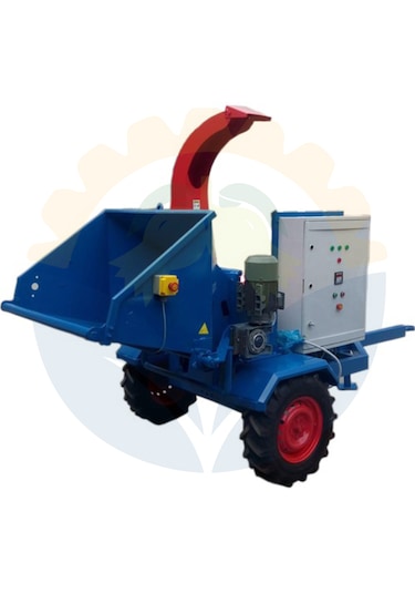 Edo-700t 22 Kw Elektrikli Tekerlekli Dal Öğütme Makinesi 13cm Çap