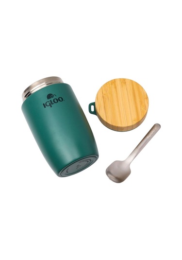 Çelik Yemek Termos - Igloo - Bamboo - 500 Ml - Yeşil - 205789 Diğer