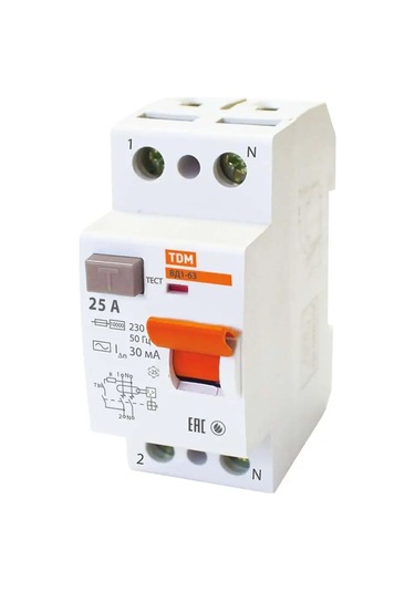 Tdmelectric Dozlama Otomatik Tsi Dif Otomatik 25a 30ma Vd1-63 2p 127882368