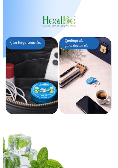 Nane & Mentol Aromalı Şekersiz Şekerleme