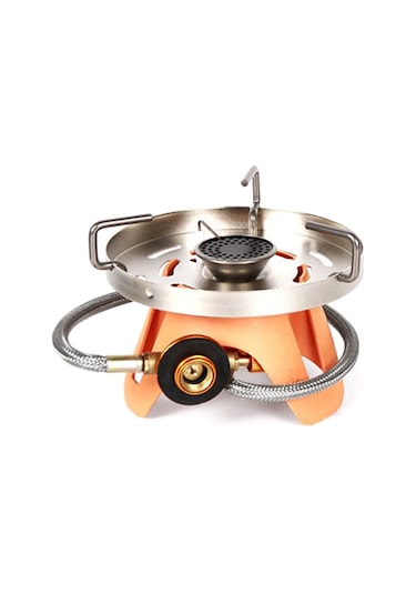 Jeehugo 1200w Taşınabilir Kamp Ocağı - Alüminyum Çelik Konstruksiyon, Ayarlanabilir Isı Kontrolü, Ayrılabilir Tencere Braketleri İle Dış Mekan Pişirme Çok Renkli