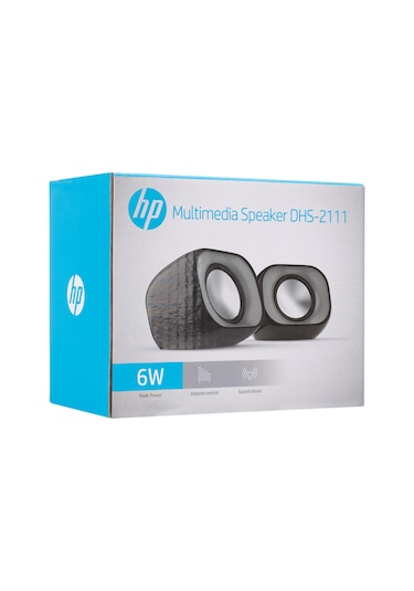 HP DHS-2111 Siyah 6W Multimedya Hoparlör