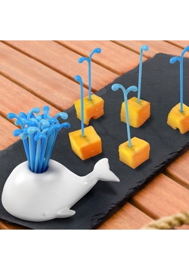 Balina Kokteyl Kürdanı Seti