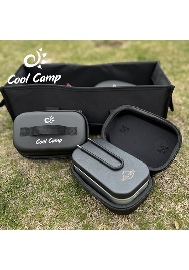 Teltree Eva Malzeme Picnic Yemek Kutusu Çantası - Dayanıklı, Taşınabilir, 800ml Kapasiteli防撞depolama Çantası Siyah