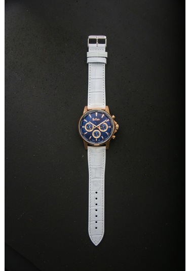 Hakiki Deri 22mm Akıllı Pimli Saat Kordonu Beyaz