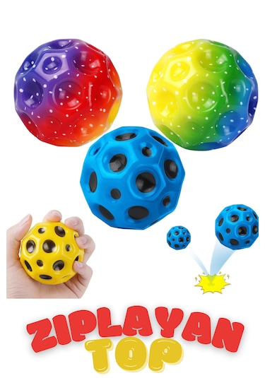 Zıplayan Top 3 Adet Çocuk Eğlence Topu Bouncer Ball