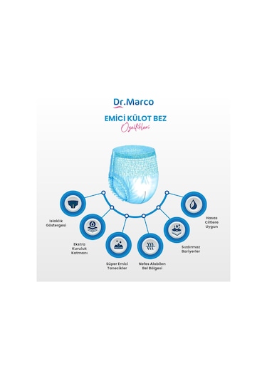 Dr. Marco Yetişkin Emici Külot M 120'li