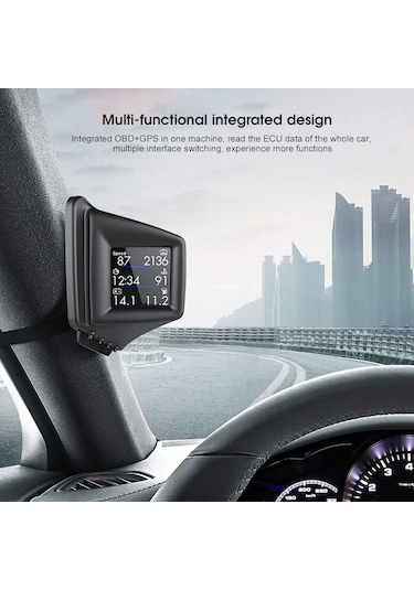 Sanal Gösterge Paneli Hud Head Up Display Obd Sistem Yan Direk Obd