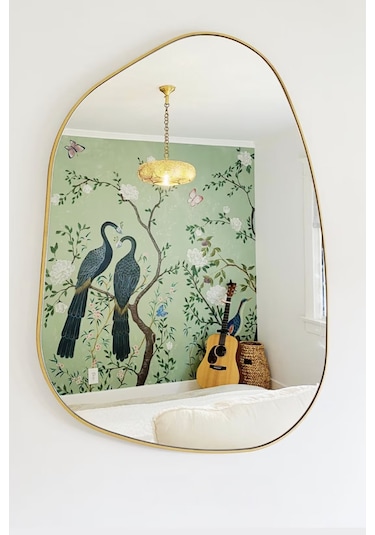 Fawdecor Amorphous Dekoratif Duvar Aynası Beyaz 110x152 Cm Beyaz