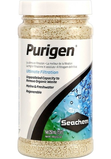Seachem Purigen 250 Ml Cam Gibi Su Kalitesi için Filtre Malzeme