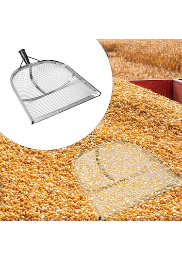 Paslanmaz Çelik Toprak Kürekleri Kolay Taşıma, Eleme Mısır Çekirdeği, 6mm Çok Amaçlı Ev Elek Çelik