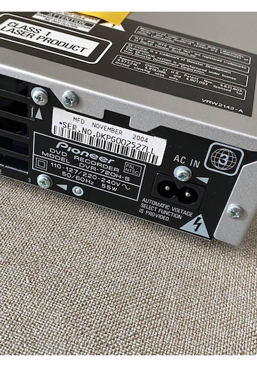 Pioneer Dvr-720H-S Dvd Player Nostalji Arızalı
