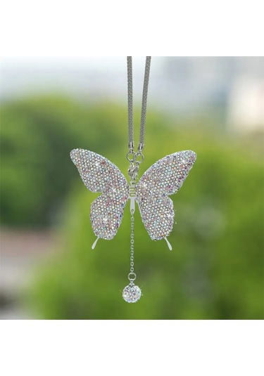 Rhinestone Kolye Araba Dikiz Aynası Yüksek Kaliteli Alaşım Kolye 1 Adet