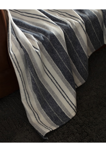 Madame Coco Nanny Tv Battaniye - Gri/indigo Gri