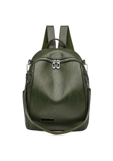 Ganzhoushop Stil Sırt Sırt Sırt Seyahat Preppy Omuz Okul Moda Klasik Kitap Kadın Green Çantası Çantası Çantası Çantası Çantası Çantası Büyük Bayan Arada Akademi 3'ü 1 İv Yeşil