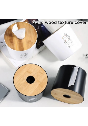 B-doku Saklama Kutusu Büyük Kapasiteli Peçete Kutusu Ev İçin Yaygın Olarak Kullanılan Plastik Rulo Kağıt