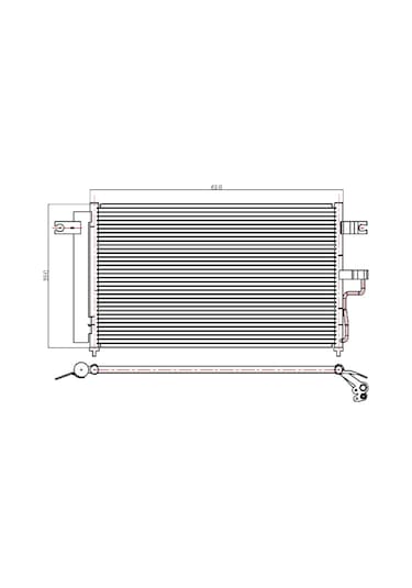 KLIMA RADYATORU ACCENT 01-06 ADMIRE DIZEL 97606-25800 MOBİS