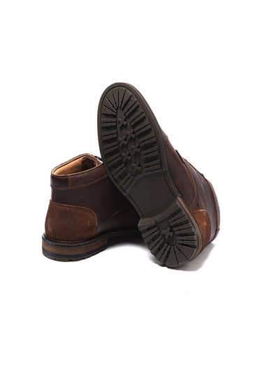 Bot Erkek 10522 021 Wk-john May Orkut Suede Cognac Kahve