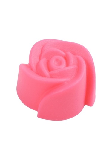 Fastbuy Silikon Gül Desenli Kek Kalıbı Seti - 10'lu - Siyah, Cupcake Ve Jöle İçin Siyah