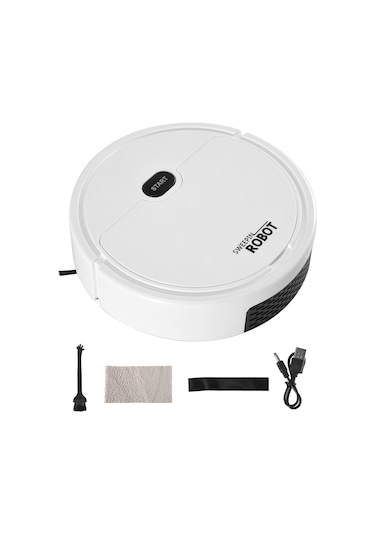 3'ü 1 Arada Kablosuz Süpürme Temizlik Robotu Akıllı Ev Gereçleri-a