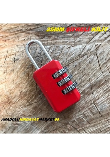 MİNİ ASMA KİLİT 25MM ŞİFRELİ ASMA KİLİT MİNİ ŞİFRELİ ASMA KİLİT