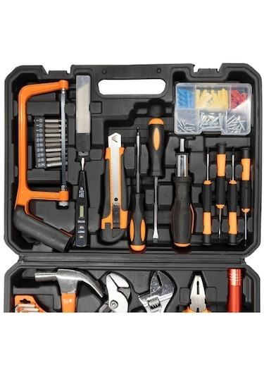Germany 5434 Ev İçin Tamir Bakım Alet Takım Çantası İçi Dolu 105 Parça