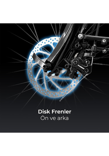 Asvıva Elektrikli Bisiklet B15 Pedelec Extra Güçlü 36V 14.0 Ah Sa Beyaz