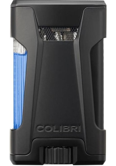 Colibri Rebel Çift Jet Puro Çakmağı Siyah