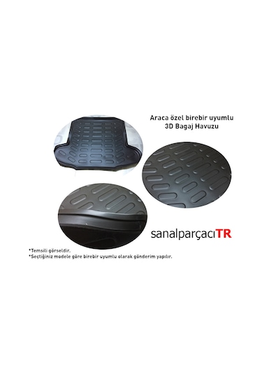 Ford Focus 3 Hb 2011-2014 3D Bagaj Havuzu