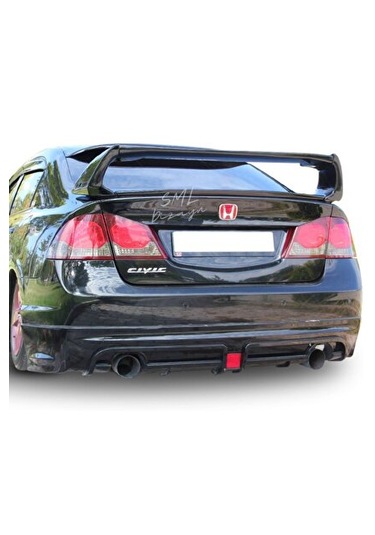 Honda Civic Fd6 2006-2012 Model Uyumlu Kırmızı Bağaj Logo Arka Amblem Oem Kalite