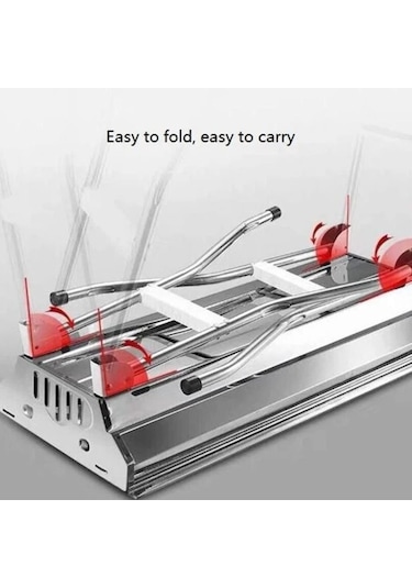 Portatif Katlanabilir Mangal - Madfox Grilmate Bbq - Silver - 547307 Diğer