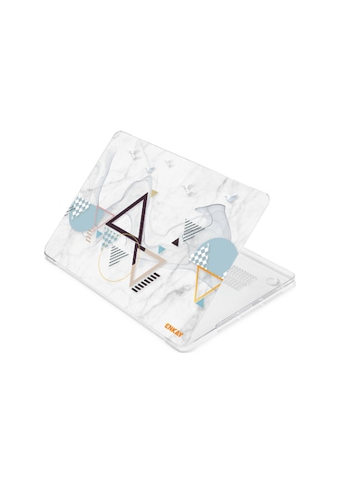 Macbook Pro Enkay 13" A2251 / A2289 / A2338 Koruyucu Laptop Kılıf Geometri No.4