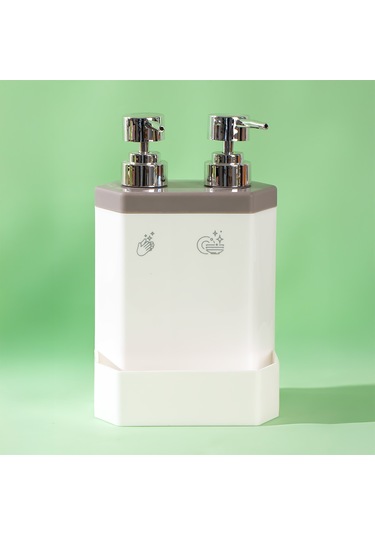 Porsima Plastik Marlon Lecce 2 Li Süngerlikli Sıvı Sabunluk