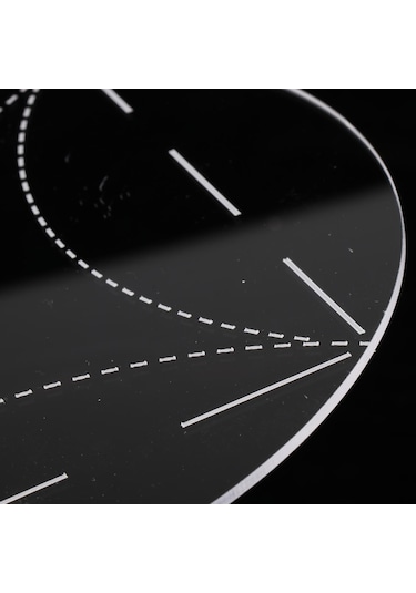 Suntek Kesme Kalıpları Dikiş Aleti 8 Inç Için Yeniden Kullanılabilir Şeffaf Kapitone Şablonu