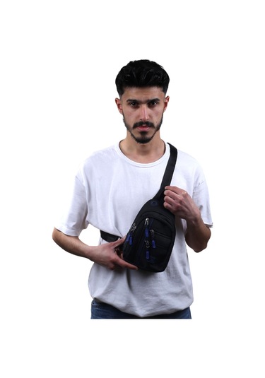 Seventeen 4924 Erkek Kanvas Body Bag Çapraz Çanta Renksiz