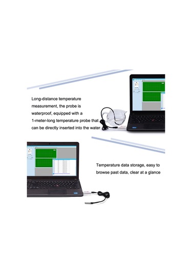 Sones Temper1f Usb Sıcaklık Sensörü Su Geçirmez Sıcaklık Probu Akvaryum İzleme Termometresi
